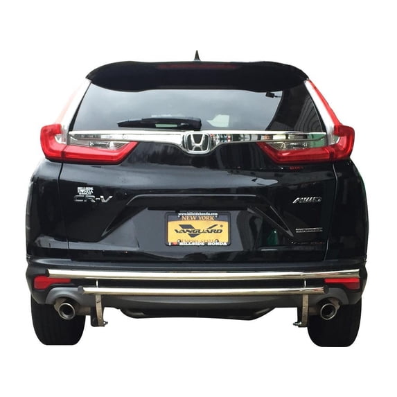 VGRBG-1278-1158SS Stainless Steel Double Layer Style Rear Bumper Guard