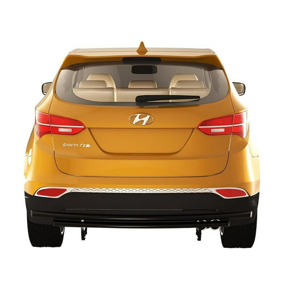 VGRBG-1291-1115BK Black Double Layer Style Rear Bumper Guard