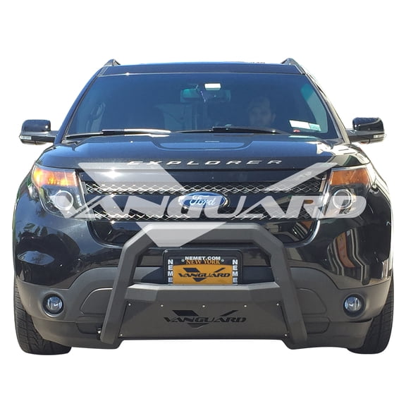 VGUBG-1763-1178BK 3 inch Black Optimus Series Bull Bar with Skid Plate