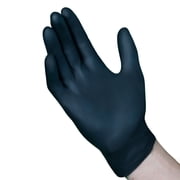 VGuard A16A35 Nitrile Gloves - 1 Box 90CT 5mil 2XL Black Disposable Gloves