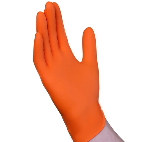 VGuard A1EA63 Nitrile Gloves - Box 100CT 6mil Large Disposable Gloves