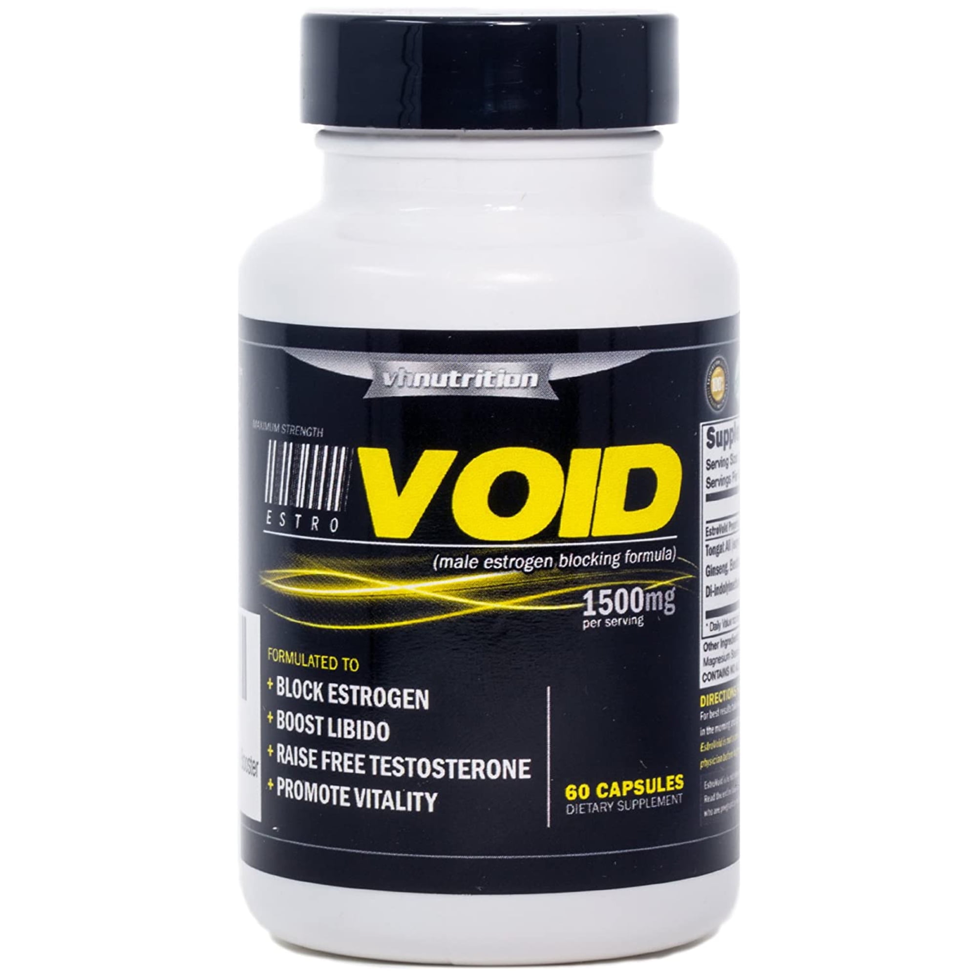 VH Nutrition ESTROVOID Estrogen Blocker for Men 1500mg - Max