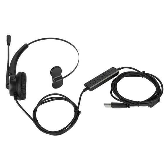 VH510-USB Call Center Customer Service Headset Handfree Head Mounted Headphone for PC Computer