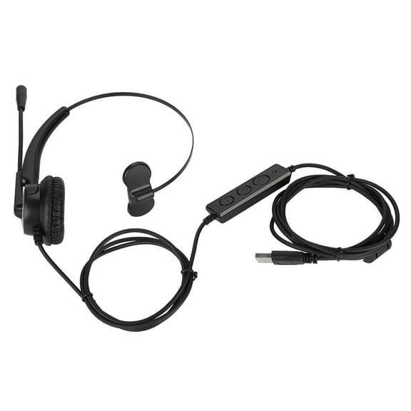 VH510-USB Call Center Customer Service Headset Handfree Head Mounted Headphone for PC Computer