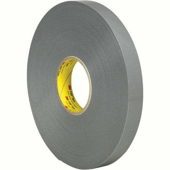 VHB 3M 4943F VHB Tape, 45.0 Mil, 1" x 5 yds., Gray, 1/Case (VHB494301R)
