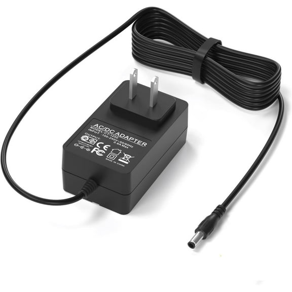 VHBW 12V AC Adapter Power Cord for Audio-Technica Turntable Models AT-LP60X, AT-LP120XUSB, and More