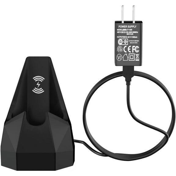 VHBW Charger Dock for MMANSCAPED 4.0 with AC Adapter, Wireless Charging Stand Base for MANSCAPPED 4.0 Electric Groin Hair Trimmer