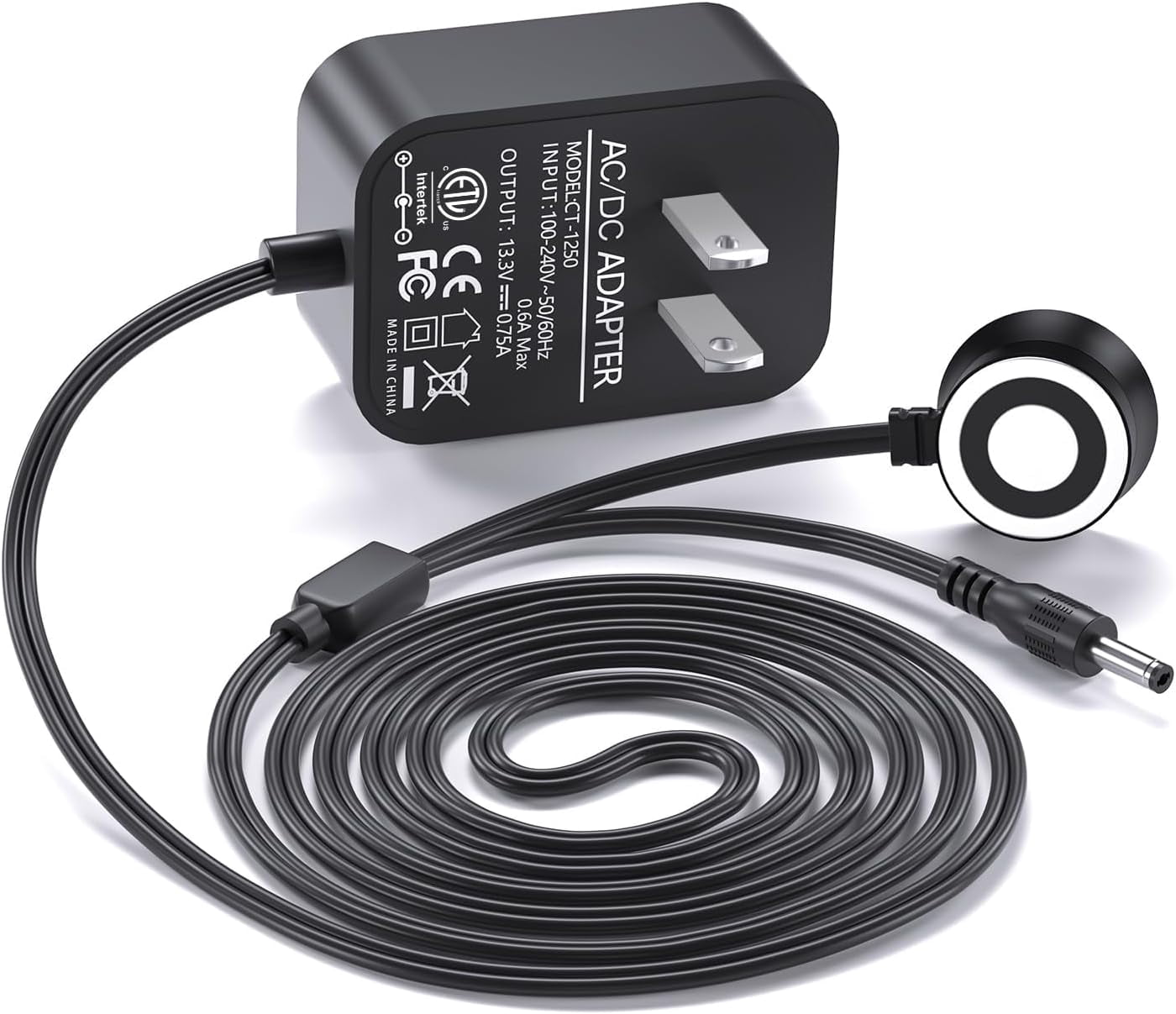 Replacement for Shark Vacmop Charger - 13.3V Versatile Dual Connector Compatible with Shark VM252 VM251 VM252C QM250 VM200(Old) VM200C VC200 UM205 VC205 Hard Floor Vacuum Mop