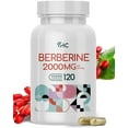 thumbnail image 1 of VHC Berberine Supplement HCL Plus 2000mg, 120 Veggie Capsules Made in USA, 10X Time Optimum Absorption, Max Boost Bioavailable Levels,  for Immune Cardiovascular Gastrointestinal, 1 of 10