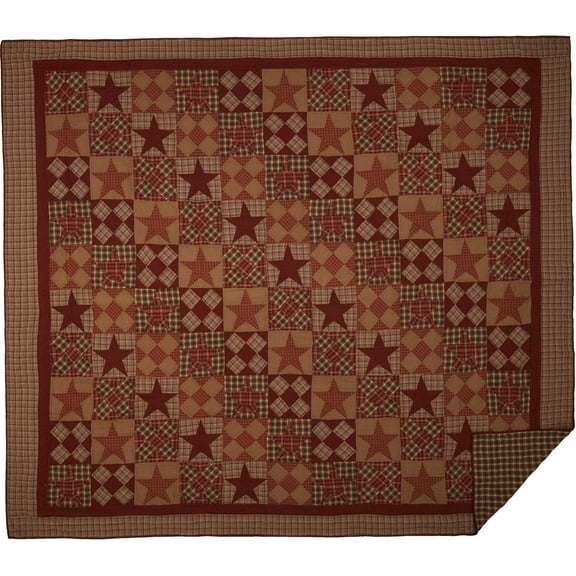 VHC Brand Dawson Star California King Quilt 56667