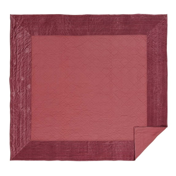 VHC Brand Eleanor Mauve 105"W X 95"L King Quilt 29659