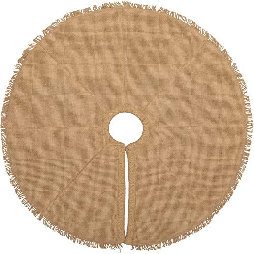 VHC Brand Festive Natural Burlap Tree Skirt 32256