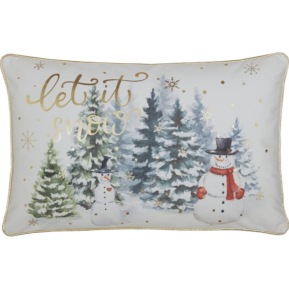 VHC Brand Let It Snow 14X22 Pillow Cover 60361