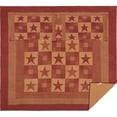thumbnail image 1 of VHC Brand Ninepatch Star King Quilt Set 51726, 1 of 2