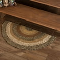thumbnail image 1 of VHC Brands-1PK Kettle Grove Jute Braided Rug Half Circle 16.5\"x33\" with Rug Pad VHC Brands, 1 of 11