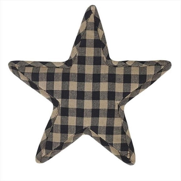 VHC Brands, Black Star, Cotton, 10", Star Trivet, Black