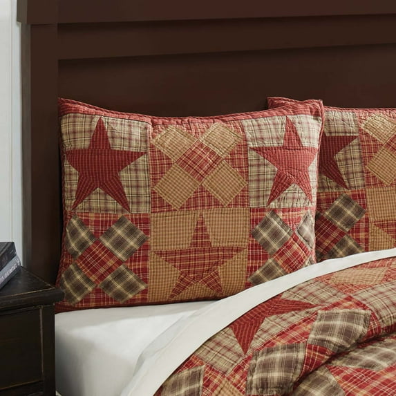 VHC Brands 29406 Dawson Star Standard Sham 21x27