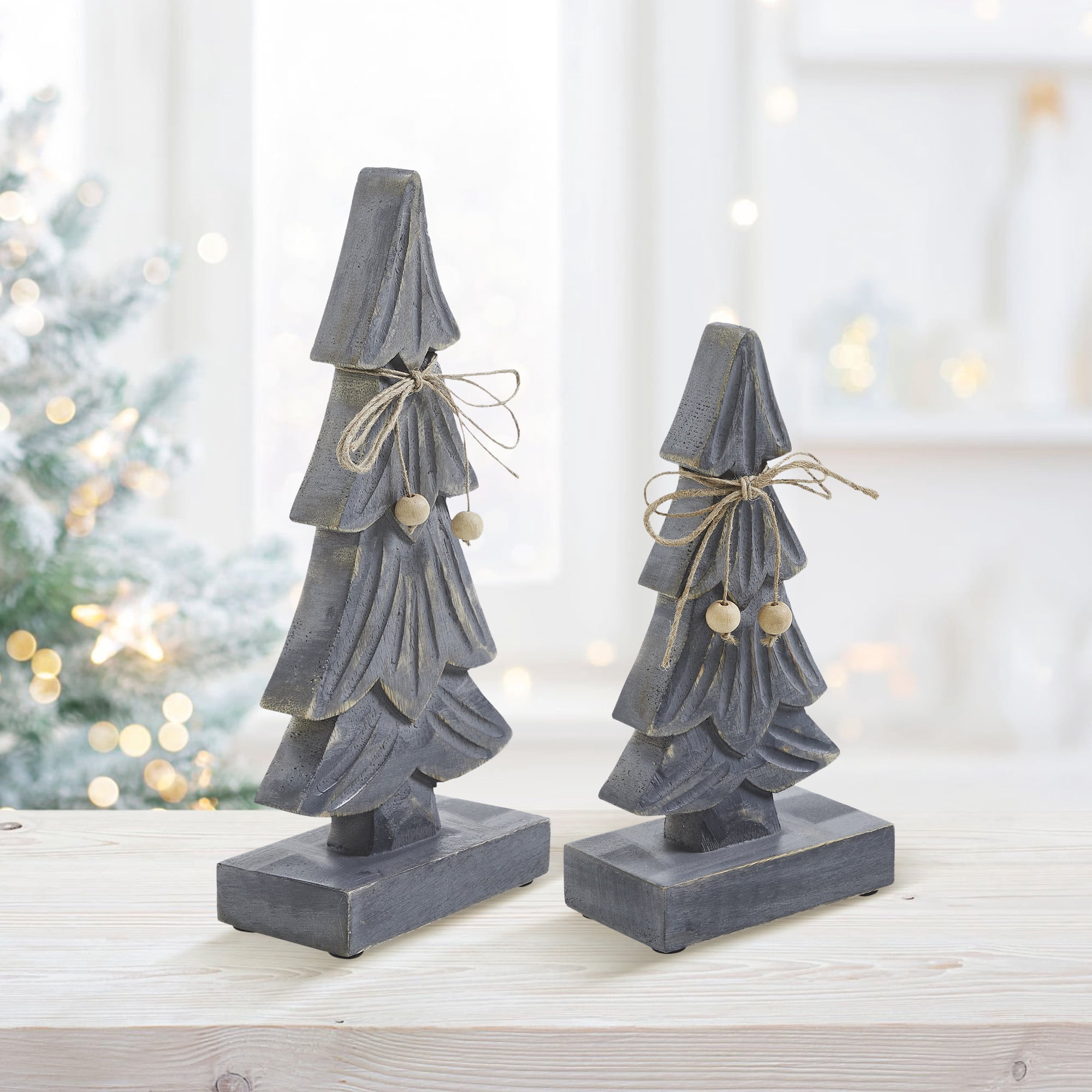 Wood Triangle Christmas Tree
