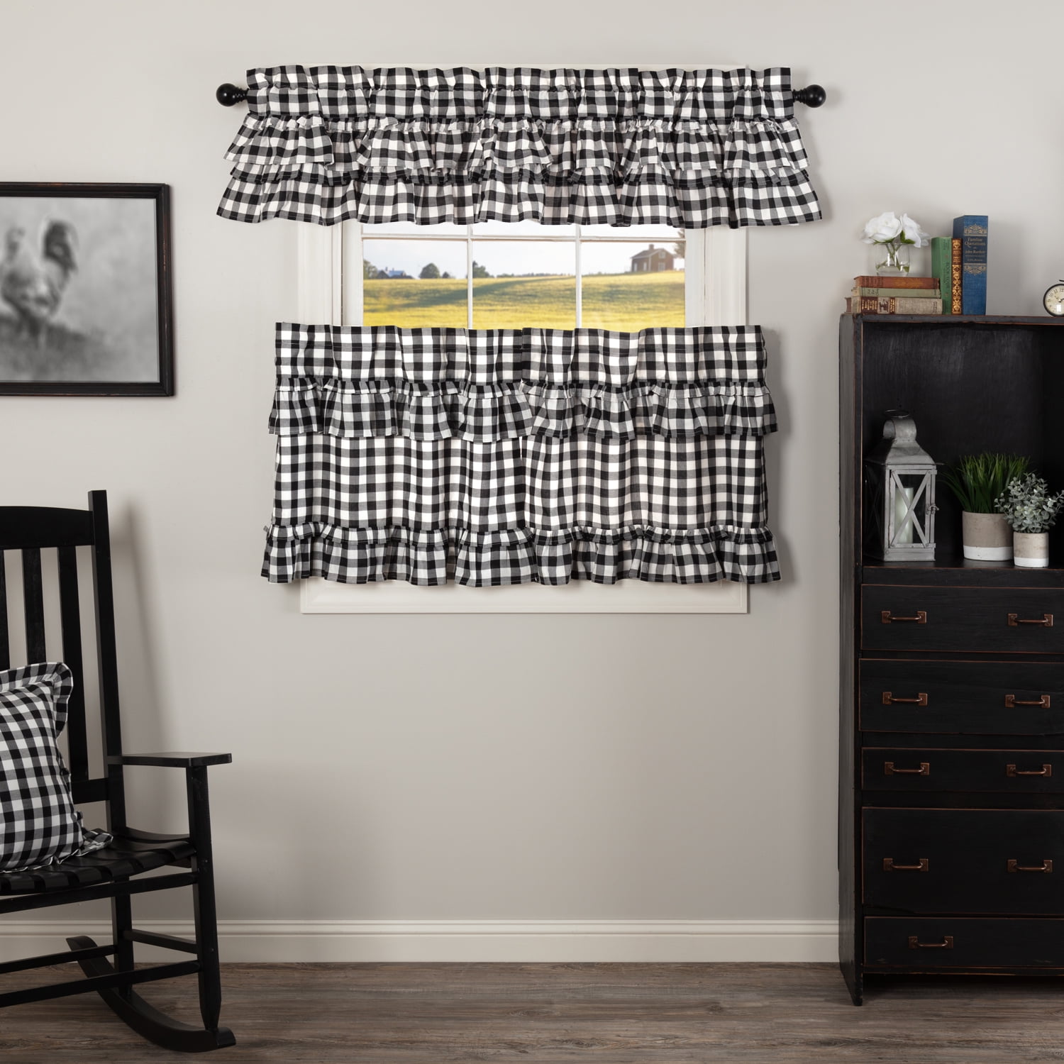 VHC Brands Annie Shower Curtain - Thumbnail 2