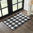 thumbnail image 1 of VHC Brands Annie Buffalo Check Black Indoor Rug Rect 24x36, Polyester Area Rug, Accent Rug, Floor Decor, Annie Buffalo Check Collection, Rectangle 24x36, Country Black, 1 of 5