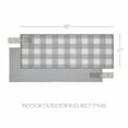 thumbnail image 1 of VHC Brands Annie Buffalo Check Grey Indoor Rug Rect 17x48, Polyester Area Rug, Accent Rug, Floor Decor, Annie Buffalo Check Collection, Rectangle 17x48, Ash Grey, 1 of 3