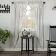 thumbnail image 1 of VHC Brands Annie Buffalo Grey Check Prairie Panel Pair, 84x36x19, 1 of 7