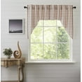 thumbnail image 1 of VHC Brands Annie Buffalo Portabella Check Farmhouse Swag Curtain Set 36x36x16, 1 of 8
