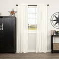 thumbnail image 1 of VHC Brands April & Olive Tobacco Cloth Fringed Long Panels, White, 2 Panels, 1 of 8