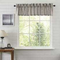 VHC Brands Ashmont Farmhouse Kitchen, Living Room Curtain Topper Valance 19x60