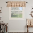 thumbnail image 1 of VHC Brands Ashmont Window Valance, 100% Cotton Farmhouse Curtain Topper for Living Room & Kitchen, 1 of 8