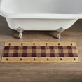 thumbnail image 1 of VHC Brands Bathroom Bath Mat, Cotton Floor Rug for Shower, Digital Print, Pip Vinestar Collection, Rectangle 17x48, Primitive Stars, Natural, 1 of 6