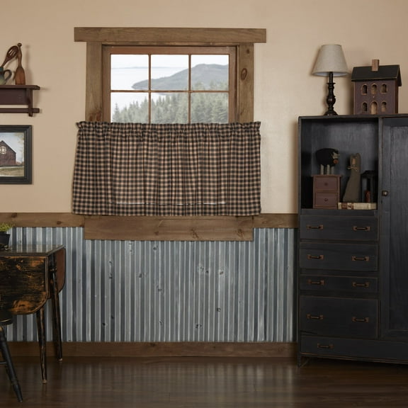 VHC Brands Bingham Star Plaid 9386 Tier Set, L24 x W36