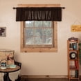 thumbnail image 1 of VHC Brands Burlap Chocolate, Cotton, 16x72, Valance, Brown, 1 of 5