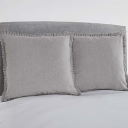 Aiking Pack of 2 Soft Decorative Knitted Double Cable Sweater Cozy Euro Pillow Shams 24x24 inch Black Walmart