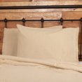 thumbnail image 1 of VHC Brands Burlap Vintage Farmhouse Standard Pillow Case Set of 2 Tan Distressed Appearance Cotton Solid Color Rectangle Bedroom Decor, 1 of 6