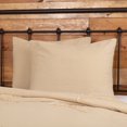 thumbnail image 1 of VHC Brands Burlap Vintage Farmhouse Standard Sham Tan Distressed Appearance Cotton Solid Color Rectangle Bedroom Decor, 1 of 6