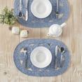 thumbnail image 1 of VHC Brands Celeste Blended Blue Indoor/Outdoor Placemat 13x19, 1 of 1