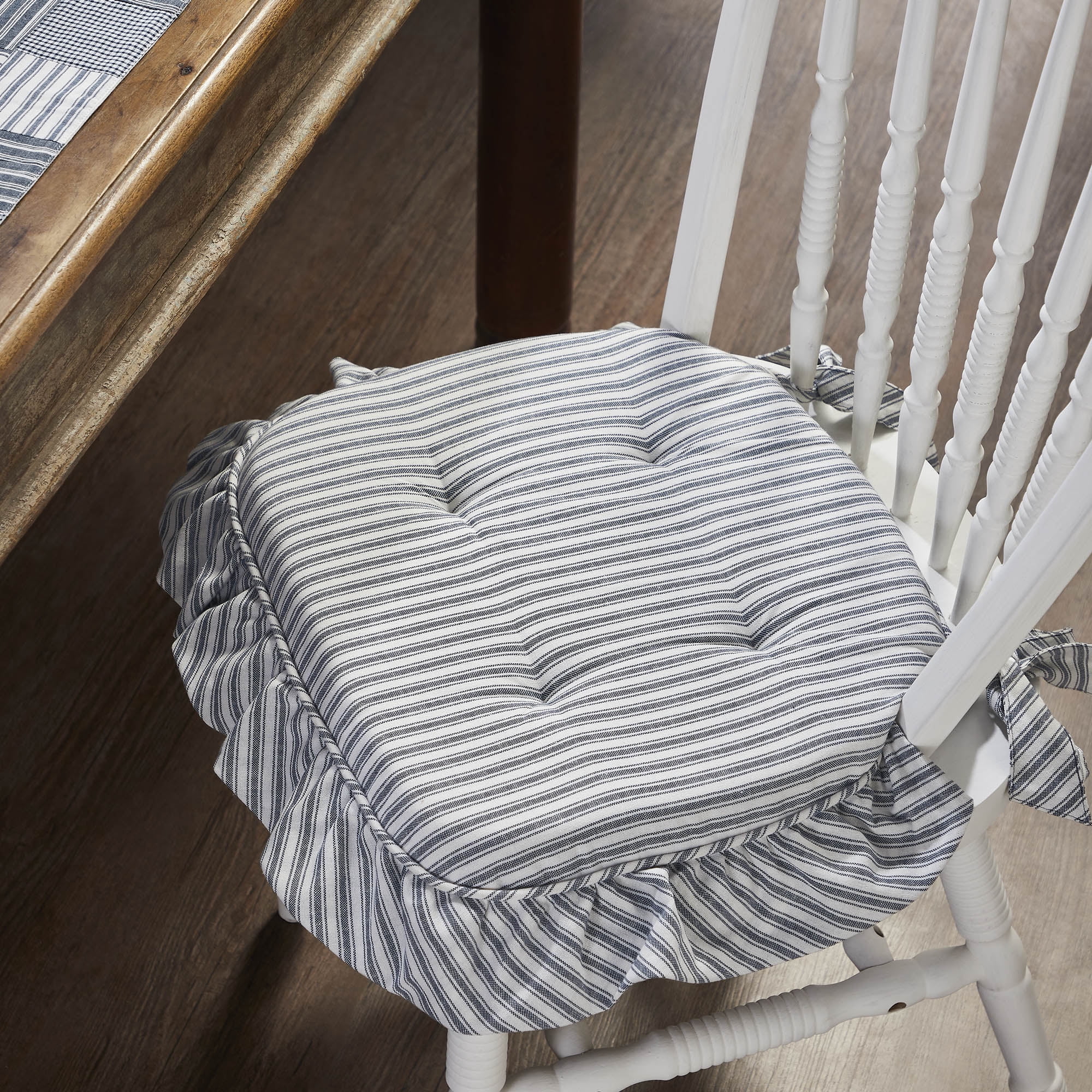 VHC Brands Chair Pad 16.5x18, Cotton Dining Room, Kitchen Chair Pads ...