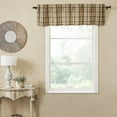 thumbnail image 1 of VHC Brands Cider Mill Plaid Valance, Tan & Charcoal, 16x61, 1 of 11