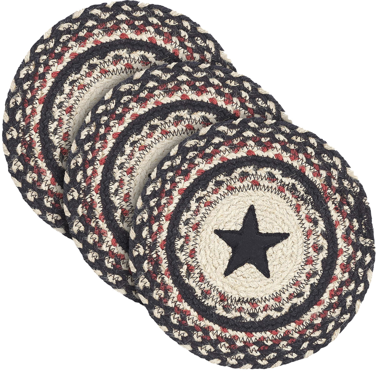 VHC Brands Colonial Star Jute Trivet