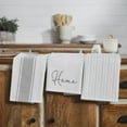 thumbnail image 1 of VHC Brands Kitchen Linens, Farmhouse Tea Towel, Finders Keepers Collection, Spring Dish Towel Set of 3-28x19, Grey White Stripe Home, 1 of 3