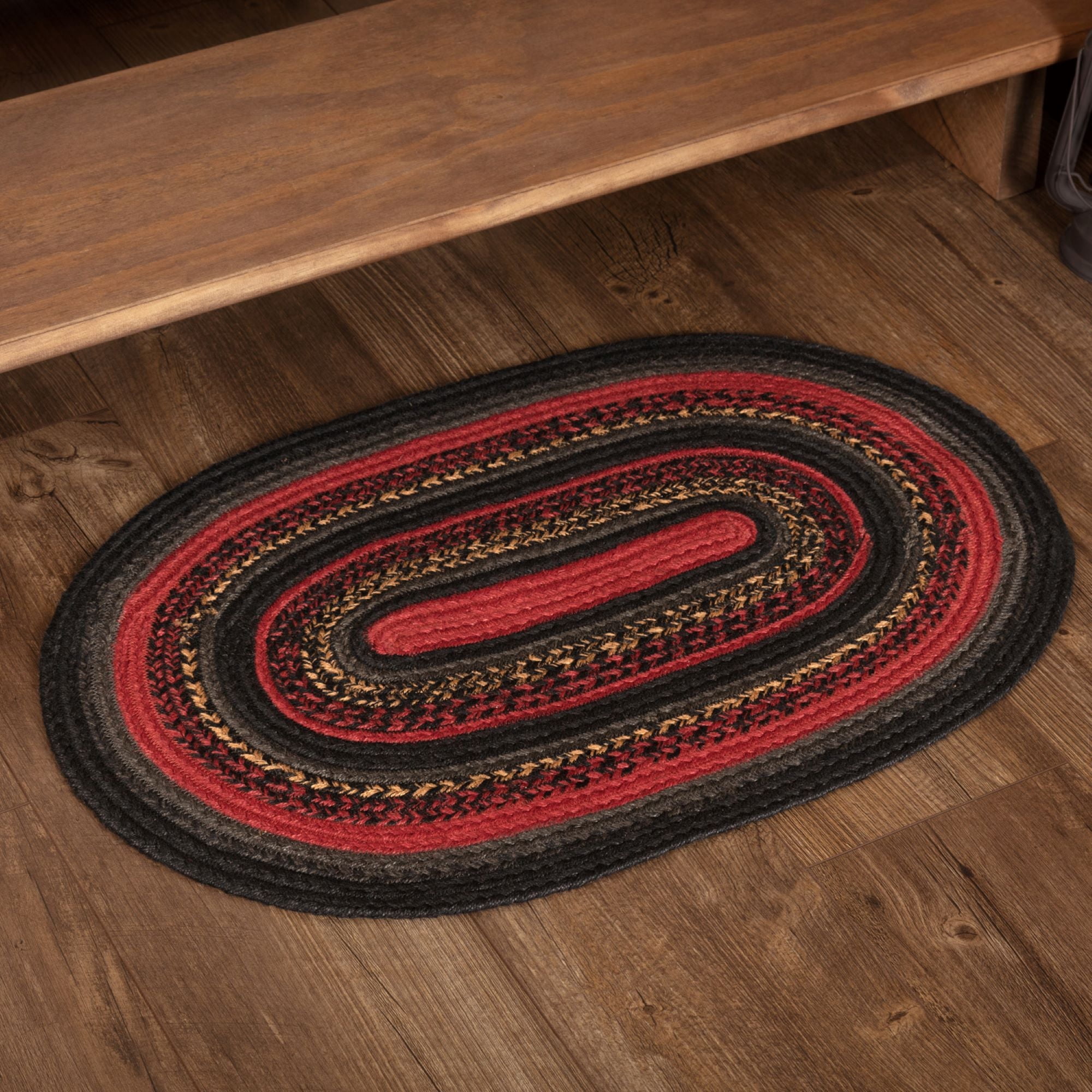 VHC Brands Cumberland Rustic Jute Rug Area-Rug for Entryway Kitchen ...