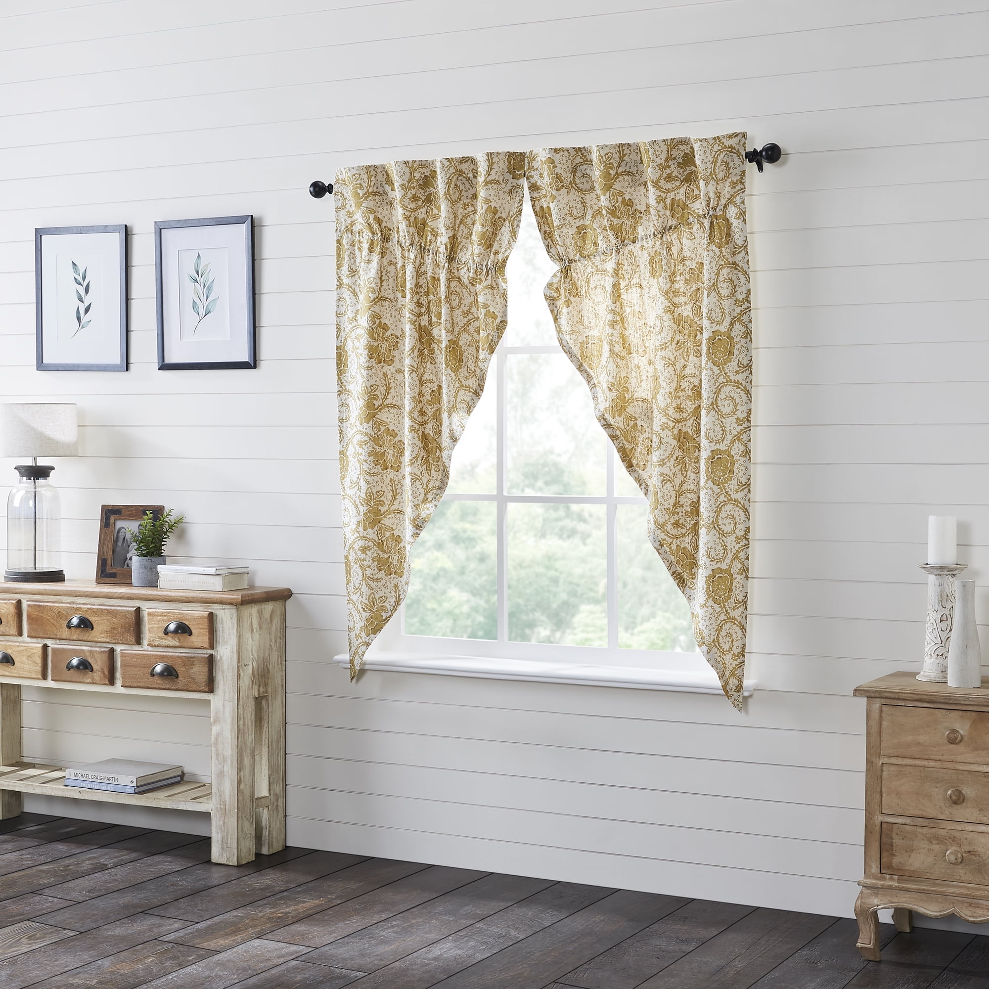 Victorian Heart Dorset Farmhouse Curtain Panels