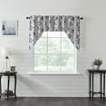 thumbnail image 1 of VHC Brands Dorset Kitchen Swag Valance Curtain Panels, Floral, Navy, 36x36x16, Set of 2, 1 of 11