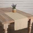 thumbnail image 1 of VHC Brands Farmhouse Holiday Tabletop & Kitchen-Burlap Vintage White Runner, 13" x 36", Tan, 1 of 6