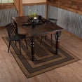 thumbnail image 1 of VHC Brands Farmhouse Primitive Jute Black Striped Area Rug Rectangle w/Floor Pad 60"x96", 1 of 10