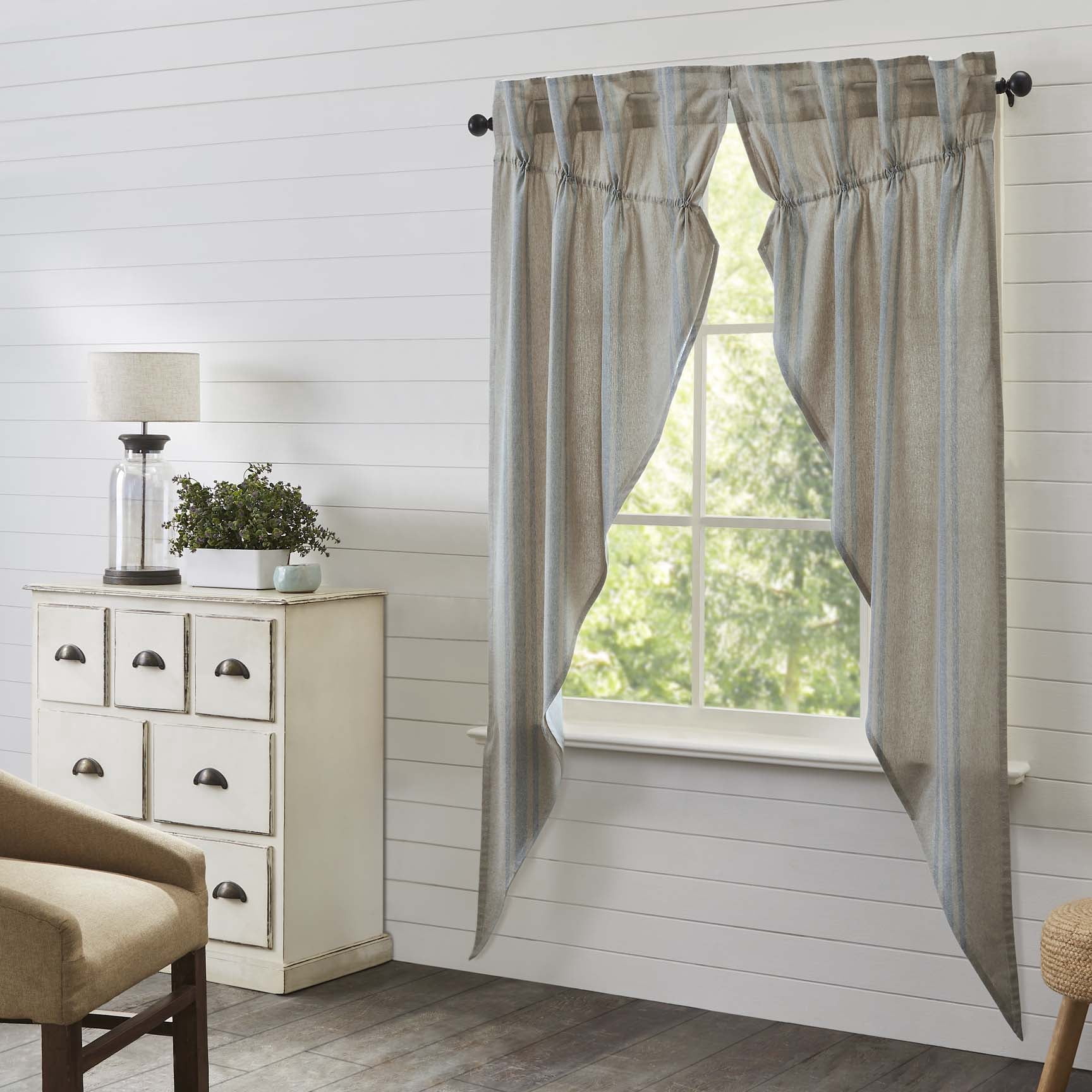VHC Brands Grain Sack Panel Curtain