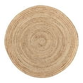 thumbnail image 1 of VHC Brands Harlow 36 Inch Diameter Round Natural Jute Compact Rug, Tan, 1 of 4
