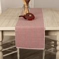 thumbnail image 1 of Farmhouse Rust Orange Plaid Cotton Tara Tabletop Kitchen Textured Rectangle 13x90 Runner, 1 of 5