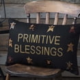thumbnail image 1 of VHC Brands Heritage Farms Home Decor, Primitive Blessings Pillow, Black, 14x22, 1 of 6